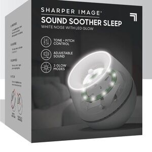 Sharper Image Sound Soother Sleep - White and Gray